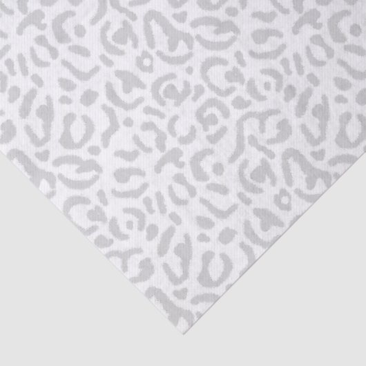 Moderne lichte grijze luipaard — Dierafdrukken Tissuepapier (Detail)