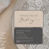 Moderne, lichte, handgeschreven schrijfbenodigdhed visitekaartje