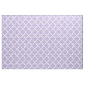 Moderne lichte Paarse en witte quatrefoliepatroon Stof (Fat Quarter)