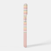 Moderne lichte strepen iPhone 15 case (Rechterkant)