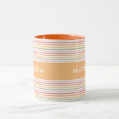 Moderne lichte strepen mok (Midden)