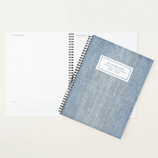 Moderne lichte was Denim Jeans Textielnaam  Planner (Display)