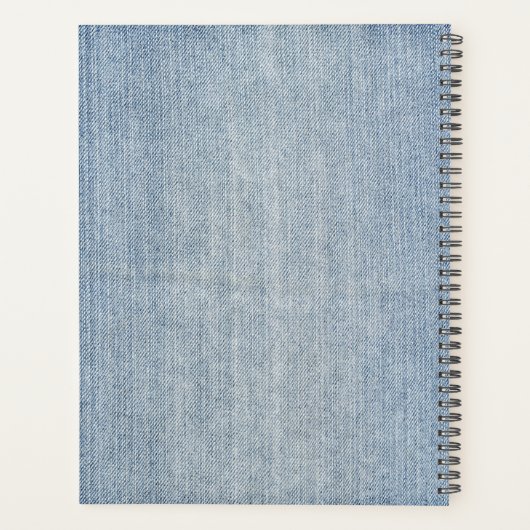 Moderne lichte was Denim Jeans Textielnaam  Planner (Achterkant)