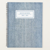 Moderne lichte was Denim Jeans Textielnaam  Planner (Voorkant)