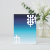 Moderne lichten - RSVP-kaart of briefkaart (Staand voorkant)