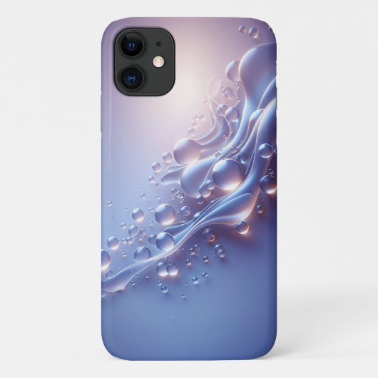Moderne Lichtgevende Vloeibare Bubbel Kunst - Eleg Case-Mate iPhone Case (Achterkant)