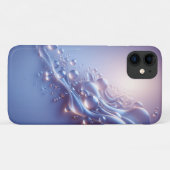 Moderne Lichtgevende Vloeibare Bubbel Kunst - Eleg Case-Mate iPhone Case (Achterkant (horizontaal))