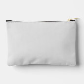 Moderne Lichtgrijze Gouden Script Monogram Etui (Achterkant)