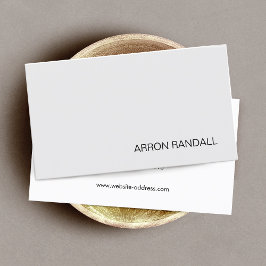 Moderne lichtgrijze professionele netwerken visitekaartje