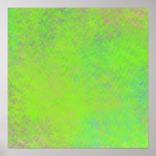 Moderne lichtgroene gemarmerde kunst poster