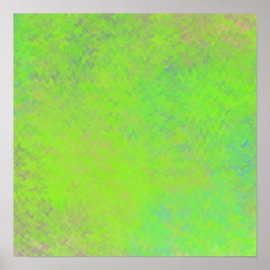 Moderne lichtgroene gemarmerde kunst poster (Voorkant)