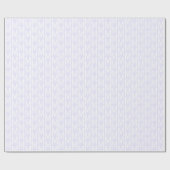 Moderne lichtlavender lila aangepast monogram cadeaupapier (Vlak)