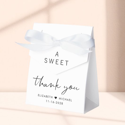 Moderne Lief Dank u Bruiloft Bedankdoosjes