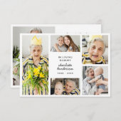 Moderne Liefde & Bedankt 6-foto sympathie (Voorkant / Achterkant)