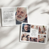 Moderne Liefde & Bedankt 7-foto Begrafenis/Verdiep