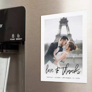 Moderne Liefde & Bedankt Foto Dank u