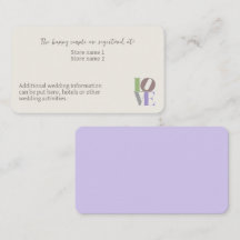 Moderne LIEFDE Bruiloft Behuizing