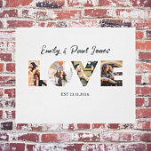 Moderne LIEFDE Canvas Afdruk
