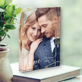 Moderne liefde fotoblokken