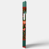 Moderne Liefde Grote Bloemen Dragonfly Custom Case-Mate iPhone Case (Achterkant / Rechts)