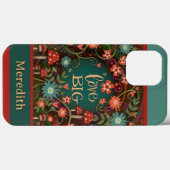 Moderne Liefde Grote Bloemen Dragonfly Custom Case-Mate iPhone Case (Achterkant (horizontaal))