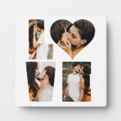 Moderne Liefde Hart Foto Instagram Valentijnsdag Fotoplaat (Voorkant)