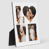 Moderne LIEFDE Hart Foto Instagram Valentijnsdag Fotoplaat (Zijkant)