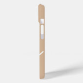 Moderne liefde hart gepersonaliseerde naam Tan Whi Case-Mate iPhone Case (Achterkant / Links)