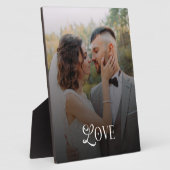 Moderne Liefde Huwelijksfotografie Koppels Fotoplaat (Zijkant)