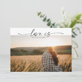 Moderne Liefde is Geduldig Nieuwe Trouwdatum Fotok Save The Date