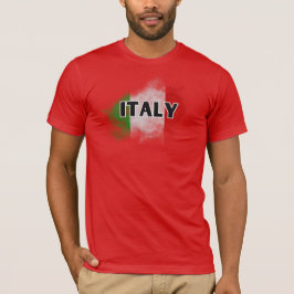 Moderne Liefde Italië Vlag Rome Souvenir T-shirt