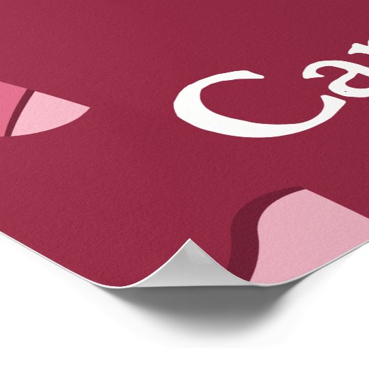 Moderne LIEFDE Legpuzzel stukken Custom Namen Afbe Poster (Hoek)