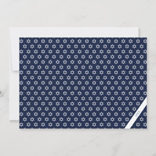 Moderne Liefde & Licht Chanoeka wenst Foto Vakanti Feestdagenkaart (Achterkant)