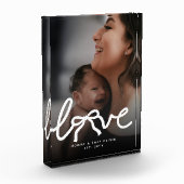 Moderne Liefde Mam Baby Foto Eerste Moederdag (Links)