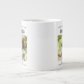 Moderne Liefde Mama Kinder Foto Gelukkige Moederda Grote Koffiekop (Voorkant)