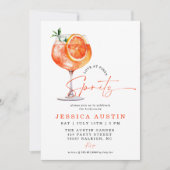 Moderne liefde op het eerste Spritz Vrijgezellenfe Kaart (Voorkant)