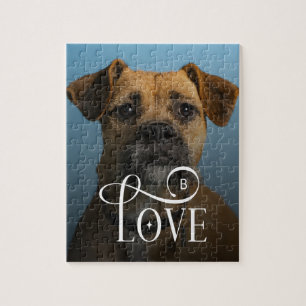 Moderne Liefde Op Maat Gemaakte Boxer Hond Dieren  Legpuzzel