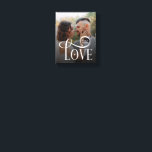 Moderne liefde op maat gemaakte trouwfoto koppels  canvas afdruk<br><div class="desc">Maak van je favoriete trouw- of verlovingsfoto een prachtig kunstwerk voor aan de muur met deze Modern Love Custom Wedding Photo Couples Monogram Canvasprint. Ontworpen met strakke lijnen, zachte moderne typografie en een verfijnd monogram, verandert dit canvas jouw speciale moment in een betekenisvol decoratiestuk dat elegant, intiem en altijd stijlvol...</div>