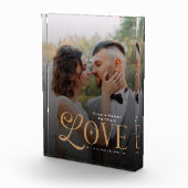 Moderne liefde op maat gemaakte trouwfoto koppels  fotoblokken (Rechts)