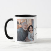 Moderne Liefde Opa/Opa/Ander 2-Foto Mok (Links)