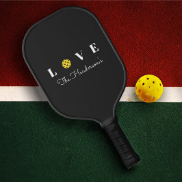 Moderne Liefde Pickleball Team Familie Paddle