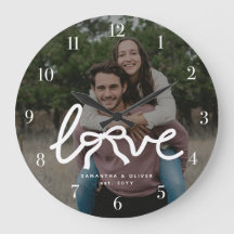 Moderne Liefde Pijl Typografie Koppel Aangepaste F