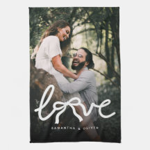 Moderne Liefde Pijl Typografie Koppel Aangepaste F