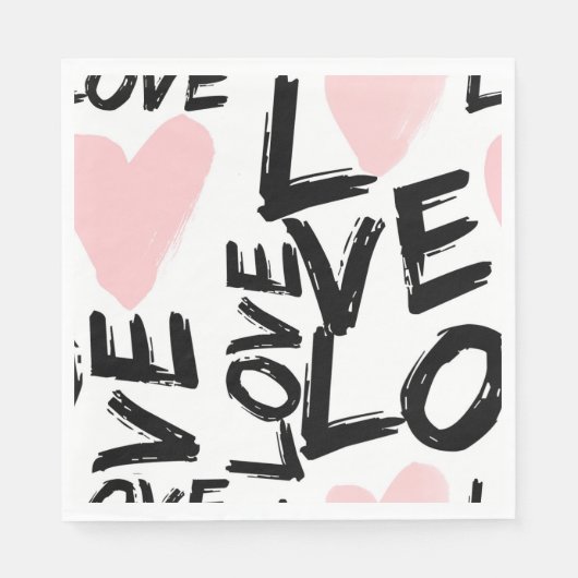 Moderne liefde servet (Voorkant)