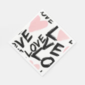 Moderne liefde servet (Hoek)