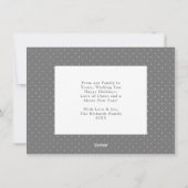 Moderne Liefde Wit Kleurblok Familie Foto Collage Feestdagenkaart (Achterkant)