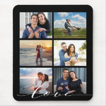 Moderne liefdeskalligrafie Fotocollage