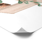 Moderne liefdesquote planten waterverf illustratie poster (Hoek)