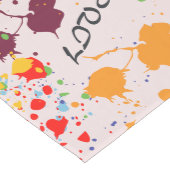 Moderne liefdesverf laat kleurrijke lente vallen medium tafelloper (Hoek)