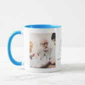 Moderne "Liefste opa" 2-foto Mok (Links)